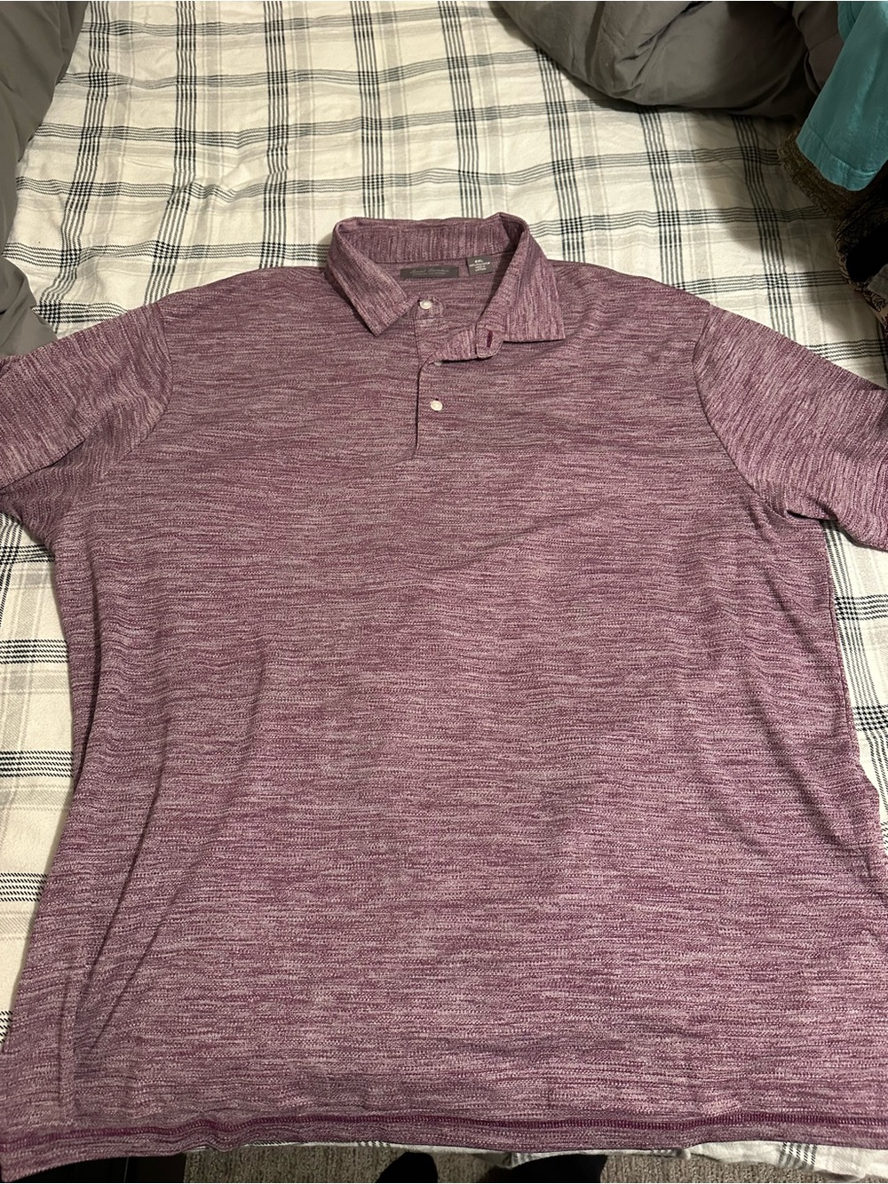 Daniel Cremieux Marled Plum Polo